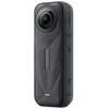 Veiksmo kameros standartinis rinkinys Insta360 X5, juodos spalvos, rinkinys dviračiui