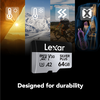 Atminties kortelė Lexar® Professional SILVER PLUS microSDXC™ UHS-I, 64 GB