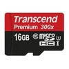Atminties kortelė TRANSCEND 16GB Micro SDHC 10 klasės UHS-I kortelė