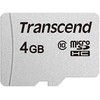 Atminties kortelė TRANSCEND 4GB Micro SD kortelė be adapterio, 10 klasė