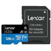 Atminties kortelė MEMORY Micro SDXC 128GB UHS-I/W/A LMSBLPL128G-BNANG LEXAR