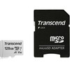 Atminties kortelė su adapteru Transcend microSDXC USD300S 128GB CL10 UHS-I U3 iki 95MB/S