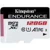 Atminties kortelė KINGSTON 128GB Micro SDXC Endurance 95R/45W C10 A1 UHS-I kortelė