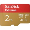 Atminties kortelė „SanDisk Extreme Micro SDXC UHS-I“ kortelė, kurios skaitymo greitis siekia iki 240 MB/s, o įrašymo greitis – iki 140 MB/s, su adapteriu, EAN: 619659208738