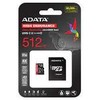 Atminties kortelė MEMORY Micro SDXC 512GB W/AD./AUSDX512GUI3V30SHA2-RA1 ADATA