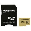 Atminties kortelė TRANSCEND 64GB UHS-I U1 Micro SD su adapteriu SD