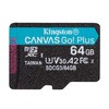 Kingston Technology Canvas Go! Plus atminties kortelė 64 GB MicroSD Klasės 10 UHS-I