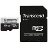 Atminties kortelė TRANSCEND 64GB Micro SD w/ adapter U1 High Endurance