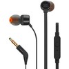 Ausinės JBL T110BLK, laidinės, Juodos