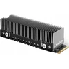 AXAGON CLR-M2XT pasyvus - M.2 SSD, 80 mm SSD, ALU korpusas, silikoninės šiluminės pagalvėlės, aukštis 20 mm