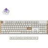 Keychron K10 HE Wireless (K10H-Q1) – US išdėstymas – Gateron Magnetic Nebula – Baltas (Balta) Magnetinė Belaidė Žaidimų Klaviatūra