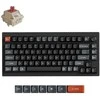Keychron V1 Ultra Wireless (V1U-D1) – US išdėstymas – Hot-Swappable Silk POM Raudona – Juodas (Juoda) Mechaninė Belaidė Žaidimų Klaviatūra