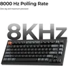 Belaidė mechaninė klaviatūra Keychron V1 Ultra Wireless (V1U-D3) | Hot Swappable | RGB | Rudi (brown) jungikliai