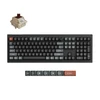 Belaidė mechaninė klaviatūra Keychron V6 Ultra 8K, Rudi (Brown) jungikliai, US INTL ANSI išdėst., Juoda