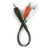 „Gembird“ garso stereo adapteris iš 3,5 mm kištuko į 2 RCA kištukus, 0,2 m | Cablexpert