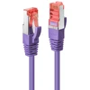Tinklo Kabelis - LINDY Cat.6 S/FTP Tinklo Kabelis, RJ45, M/M, 250MHz, 27AWG, 2 m, Purpurinis