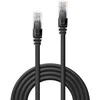 Tinklo Kabelis - LINDY Cat.6 U/UTP Tinklo Kabelis, RJ45, M/M, 250MHz, 3 m, Juodas