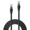Tinklo Kabelis - LINDY Cat.6 U/UTP Tinklo Kabelis, RJ45, M/M, 250MHz, 3 m, Juodas