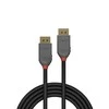 DisplayPort Kabelis - LINDY Anthra Line DisplayPort 1.1 Kabelis, M/M, 15 m, Juodas