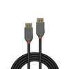 Lindy DisplayPort kabelis. M/M. Antracito linijos. 2,0 m.