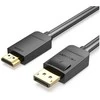 Vention DisplayPort į HDMI kabelis 3 m ventiliacijos HADBI (juodas)