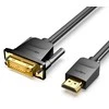 Vention HDMI į DVI kabelis 3 m ventiliacijos ABFBI (juodas)