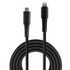 USB Kabelis - LINDY USB Type C į Lightning Laidas, M/M, 480Mbps, 2 m, Juodas