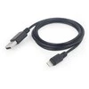 GEMBIRD CC-USB2-AMLM-2M Gembird USB duomenų sinchronizavimo ir įkrovimo 8 kontaktų kabelis, 2m, juodas