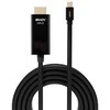 Lindy Mini DisplayPort – HDMI 10.2G 2m juoda 4K UHD 30Hz