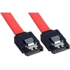SATA Laidas - LINDY Vidinis SATA Laidas, 2x7 Pin Fiksavimo Tipas, 0.5 m, Juodas