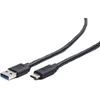 GEMBIRD CCP-USB3-AMCM-1M USB 3.0 kabelis į USB C tipo AM/CM 1m juodas