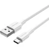 Vention USB 2.0 A į USB-C 3A kabelio ventiliacijos anga CTHWH 2m Balta