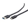 Laidas GEMBIRD USB 3.0 type C(AM/CM) 0.1m, juodas