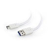 Gembird USB 3.0 C tipo (AM/CM) 3m baltas