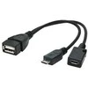 GEMBIRD A-OTG-AFBM-04 cable USB OTG AF to micro BM + micro BF 0.15 m
