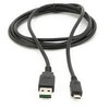 GEMBIRD CC-MUSB2D-1M Gembird dvipusis USB 2.0 AM į Micro-USB kabelis, 1 m, juodas