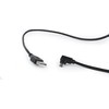 GEMBIRD CC-USB2-AMmDM90-6 Gembird dvipusis kampinis Micro-USB į USB 2.0 AM kabelis, 1.8 m, juodas