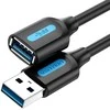 USB 2.0 kištukinis ilginamasis kabelis Vention CBIBJ 5m juodas PVC
