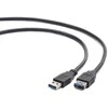GEMBIRD CCP-USB3-AMAF-6 Aukštos klasės USB 3.0 prailginimo kabelis, USB A tipo kištukas - USB A tipo kištukas, 1,8 metro, mėlynas