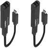 USB Prailginimo Laidas - LINDY Pluoštinis USB 3.2 Type C Prailgintuvas, 100m, 10Gbps, 5VDC, 2A, Juodas