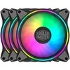 Cooler Master MasterFan MF120 Halo 3in1 Kompiuterio korpusui Ventiliatorius 12 cm Juoda, Pilka