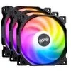 XPG (ADATA) XPG Vento 120 ARGB PWM ventiliatorius, juodas, 3 vnt. pakuotėje (VENTO120ARGBPWM3C-BKCWW)