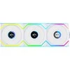 Lian Li UNI FAN SL Wireless LCD korpuso ventiliatorius, ARGB, PWM, 3er-Pack su valdikliu- 120 mm, baltos spalvos