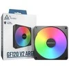 Wentylator Montech Wentylator GF120 V2 ARGB PWM Juodas 120mm