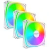 Montech RX120 PRO PWM Reverse Fan, ARGB – 3-Pack, 120mm, baltas