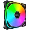 Montech RX120 PRO PWM Reverse Fan, ARGB – 120mm, juodas