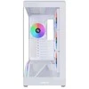 Lian Li Vector V100 PC-kompiuterio korpusas, Midi-Tower, ATX, RGB, Tempered Glass – baltos spalvos