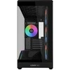 Lian Li VECTOR V100 MINI PC Case, Micro-ATX, Tempered Glass – Juodas