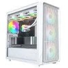Montech X5M PC Case, Mid Tower, Micro-ATX, ARGB, Tempered Glass – Baltas