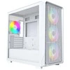 Montech X5M PC Case, Mid Tower, Micro-ATX, ARGB, Tempered Glass – Baltas